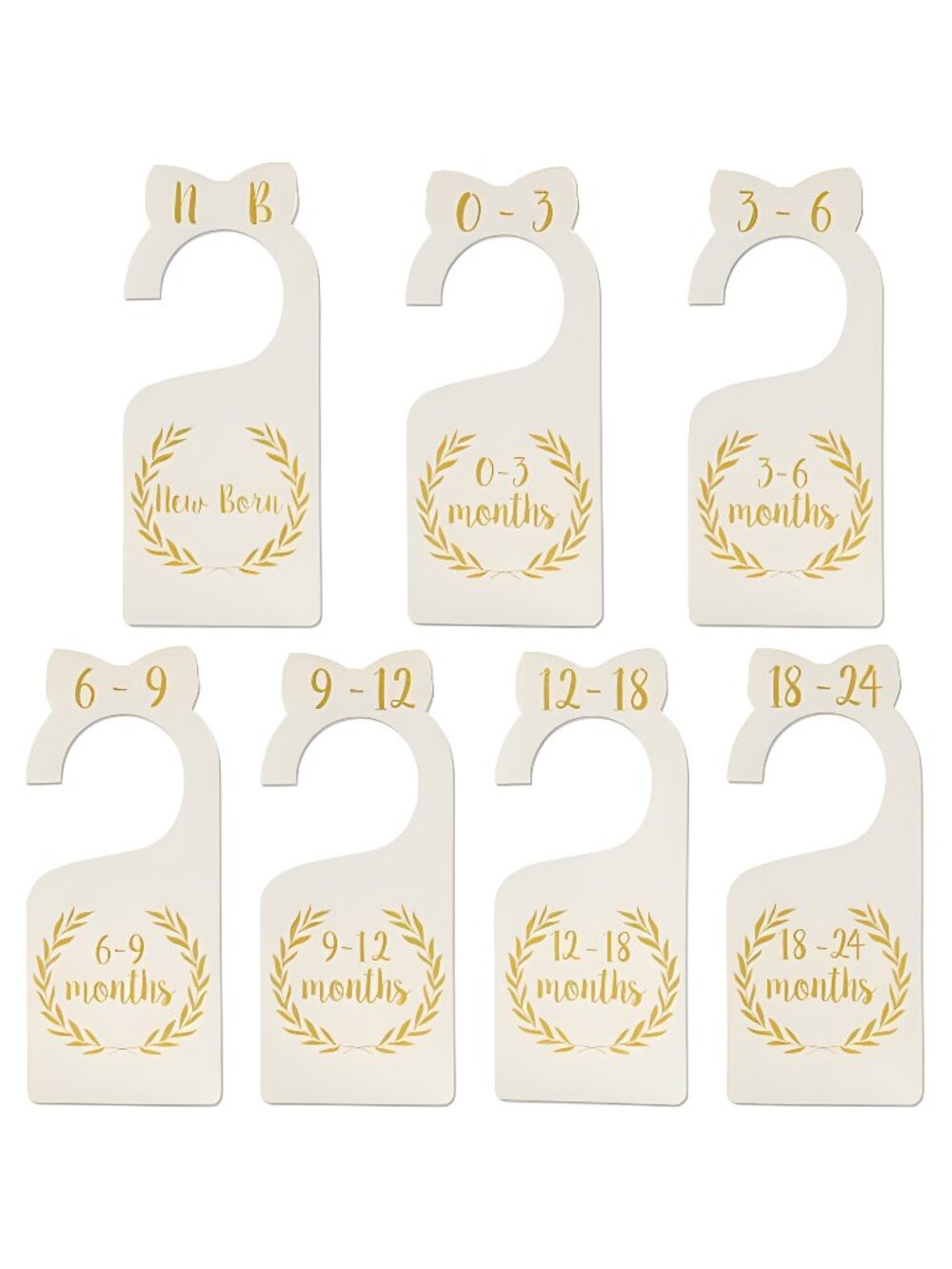 Baby Closet Dividers, 7 Packs Baby Clothes Organizers, Unisex Boy Girl